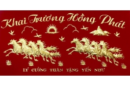 Tranh đồng mừng khai trương