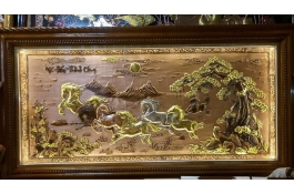 Tranh Mã Đáo Thành Công Mạ Vàng 24k | MS:126