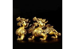 Tượng kì Lân Đúc Bằng Đồng