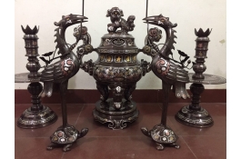 Bộ Lư Đồng Bằng Đồng Mẫu 03