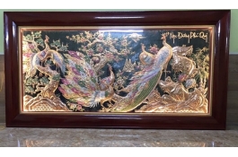 Tranh đồng Ngọc Đường Phú Quý