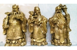 Đúc Tượng Phúc Lộc Thọ Bằng Đồng Đẹp | MS:163