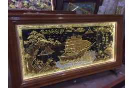 Tranh Đồng Thuận Buồm Xuôi Gió Mẫu 02