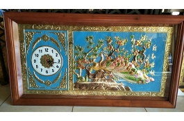 Tranh Đồng Hồ Đẹp Sang Trọng | MS:136