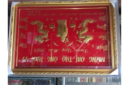 Tranh Mừng Thọ Ông 